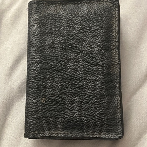 Louis Vuitton Other - Louis Vuitton Black Leather Card Holder